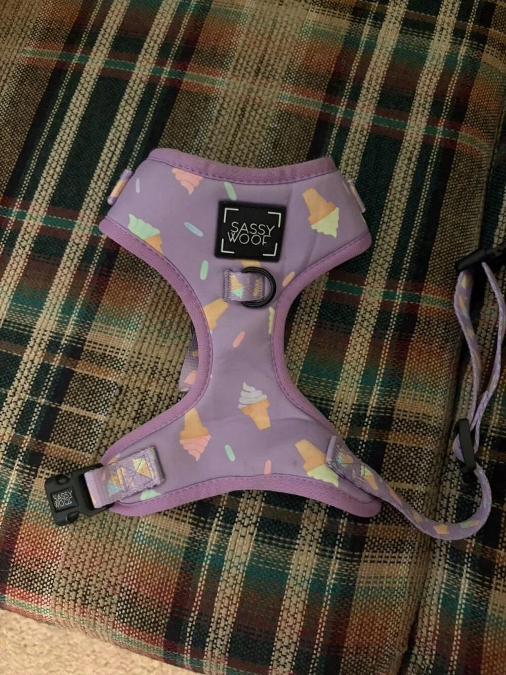 Sassy Woof Ice Cream Dog Harness- XS